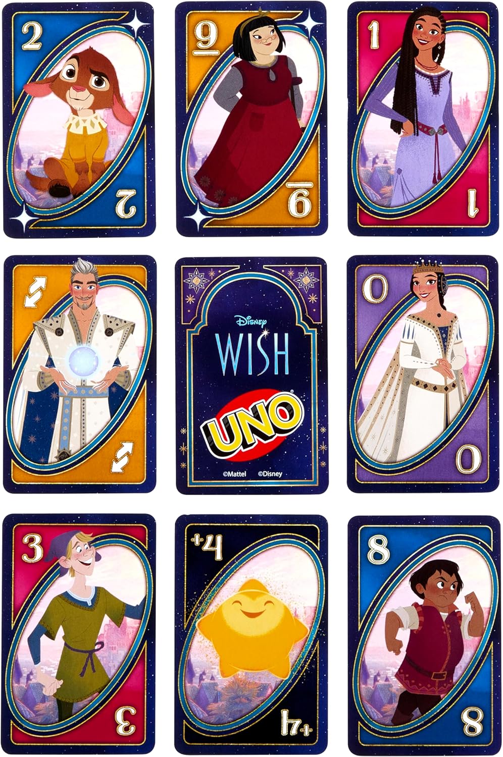 MATTEL UNO DISNEY WISH CARD GAME