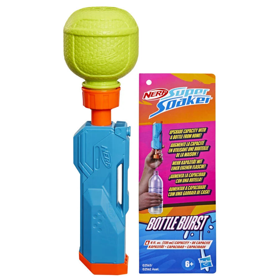 HASBRO NERF SUPERSOAKER BOTTLE BURST ASSORTED