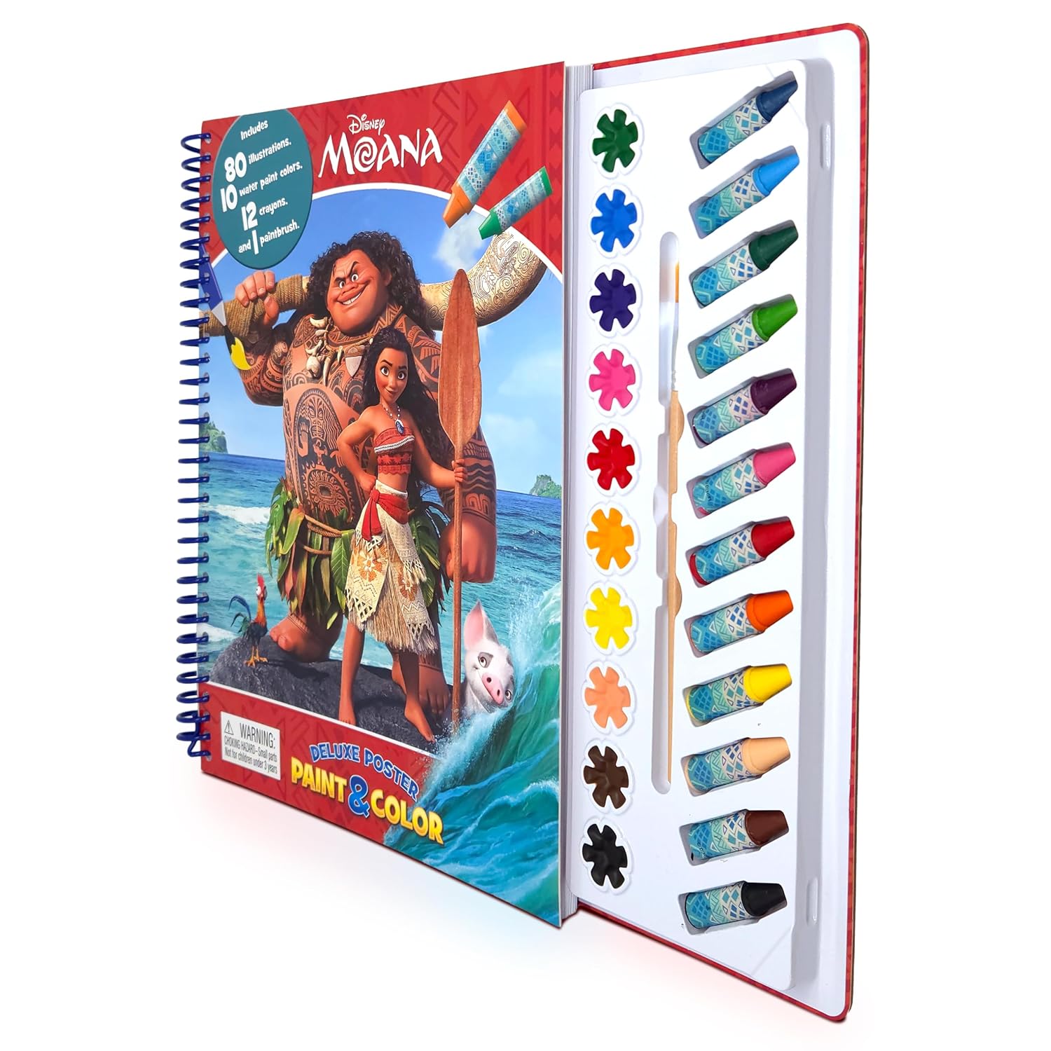 Disney Moana Deluxe Poster Paint & Color
