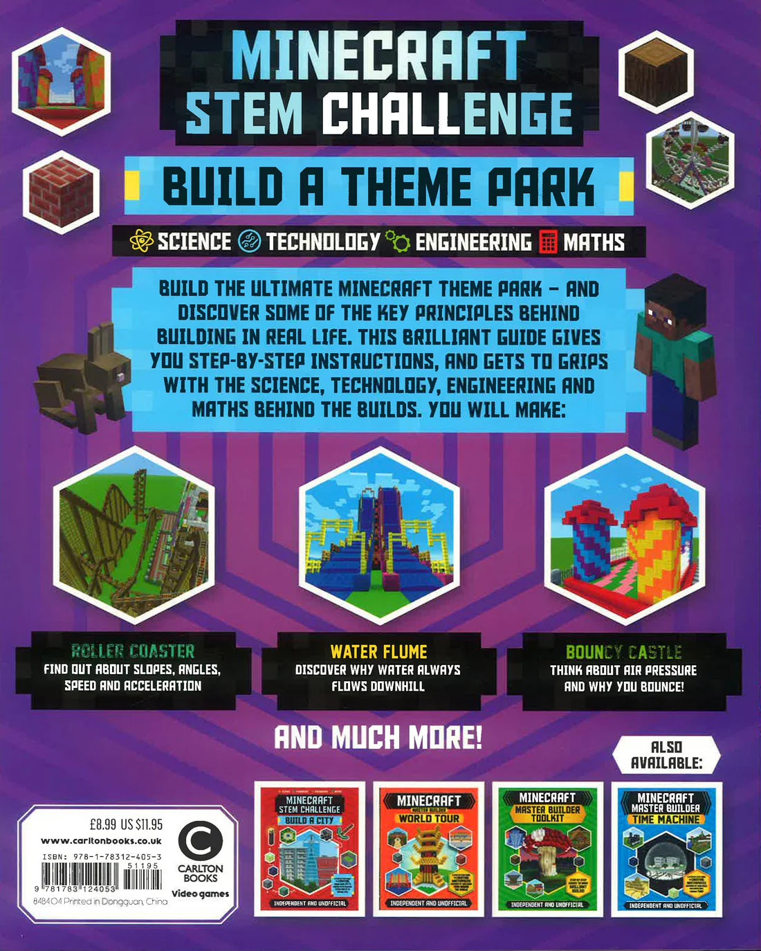 Minecraft Stem Challenge: Build A Theme Park