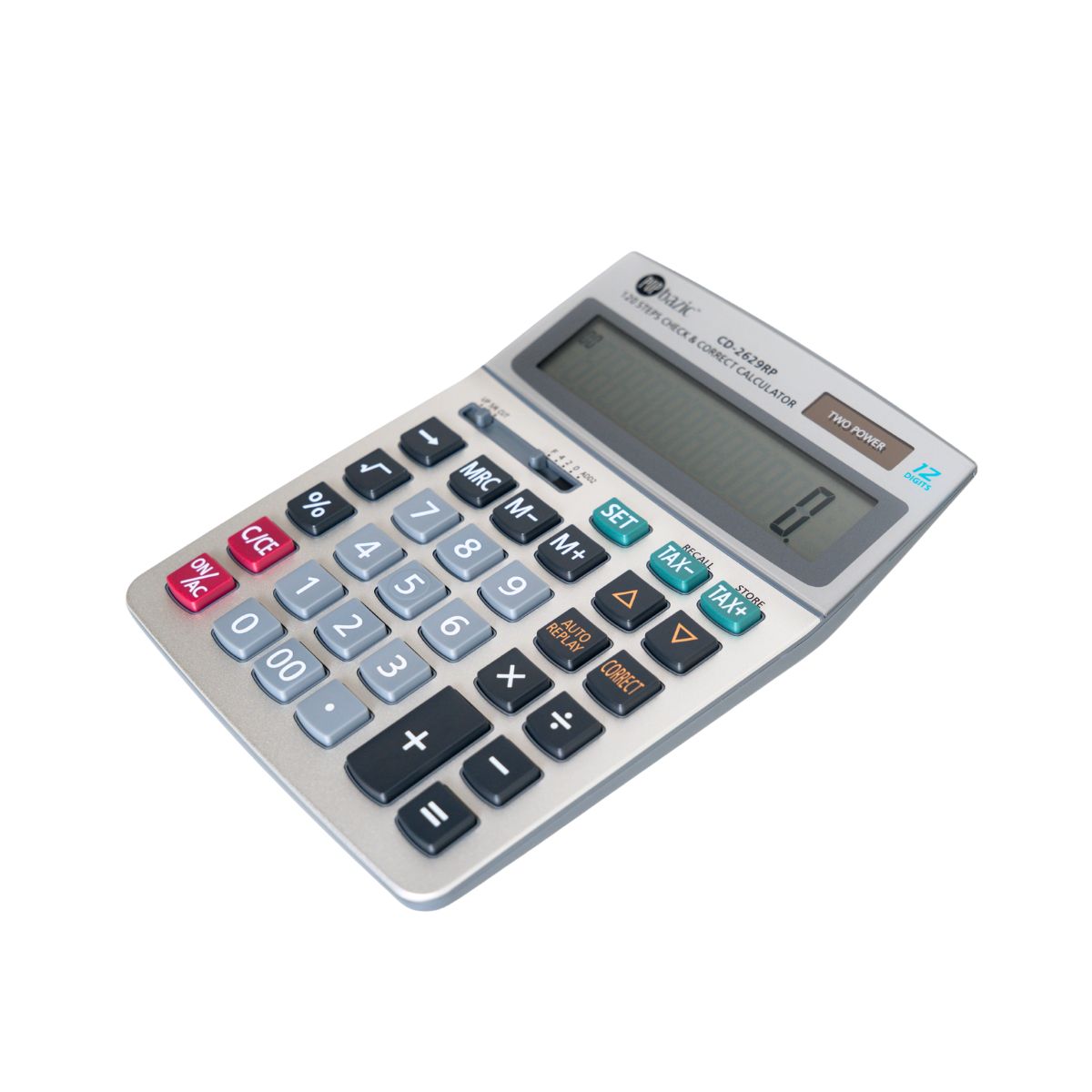 Pop Bazic 12-Digit Large Desktop Calculator (CD2629RP)