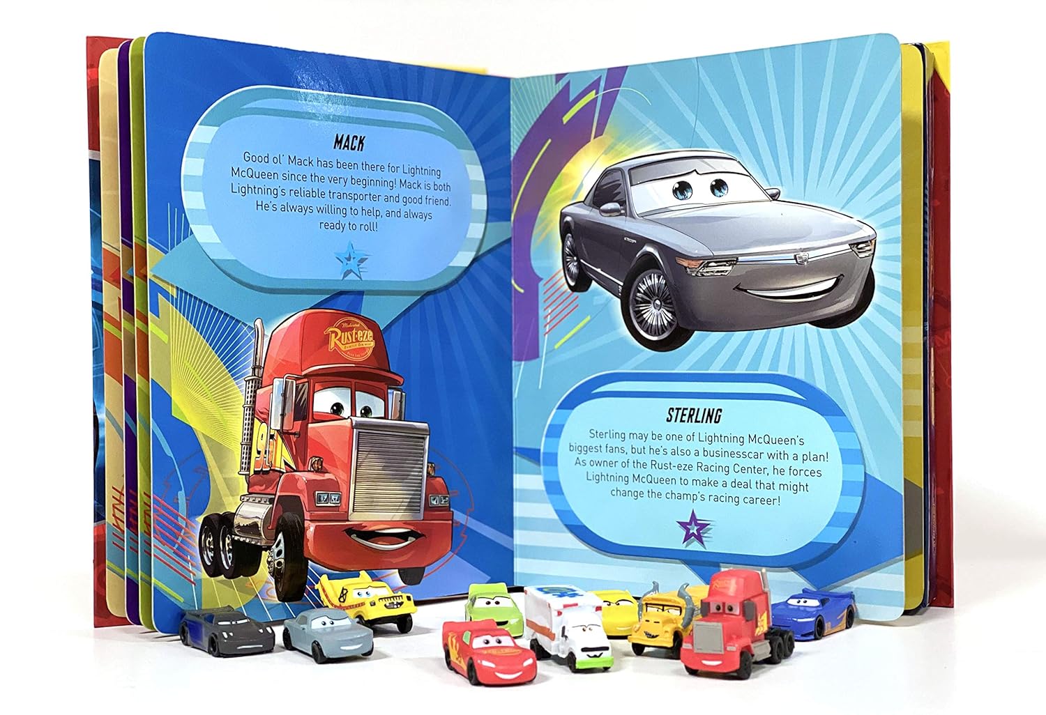 Disney Cars: On The Road: With Storybook, 10 Figurines And A Playmat (My Busy Book) – Novelty Book