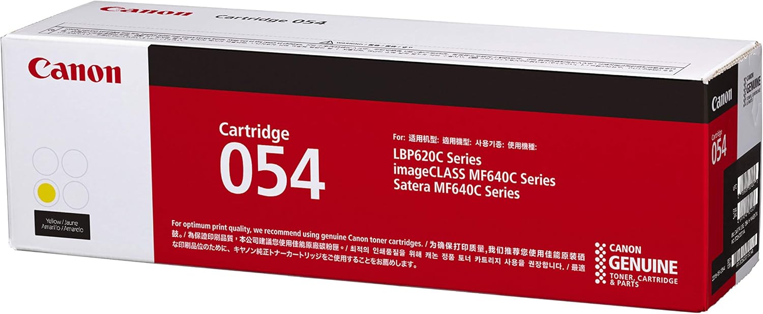 Canon CRG-054YEL Laser Toner Cartridge 054, Yellow