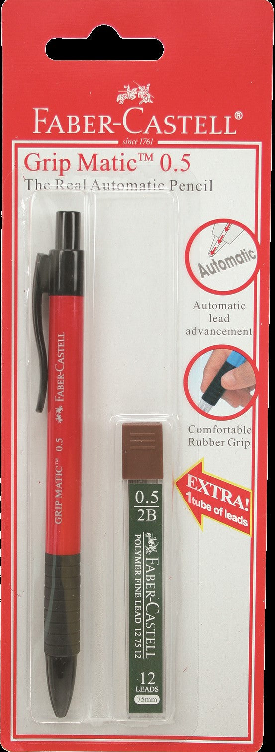 Faber-Castell Gripmatic 1338 Mechanical Pencils, OPAQ-133801-0.5BC