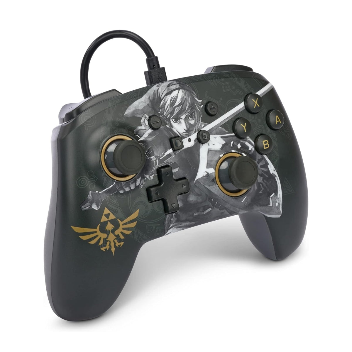 PowerA Enhanced Wired Controller for Nintendo Switch, Nintendo Switch OLED - Battle Ready Link (Officially Licensed)