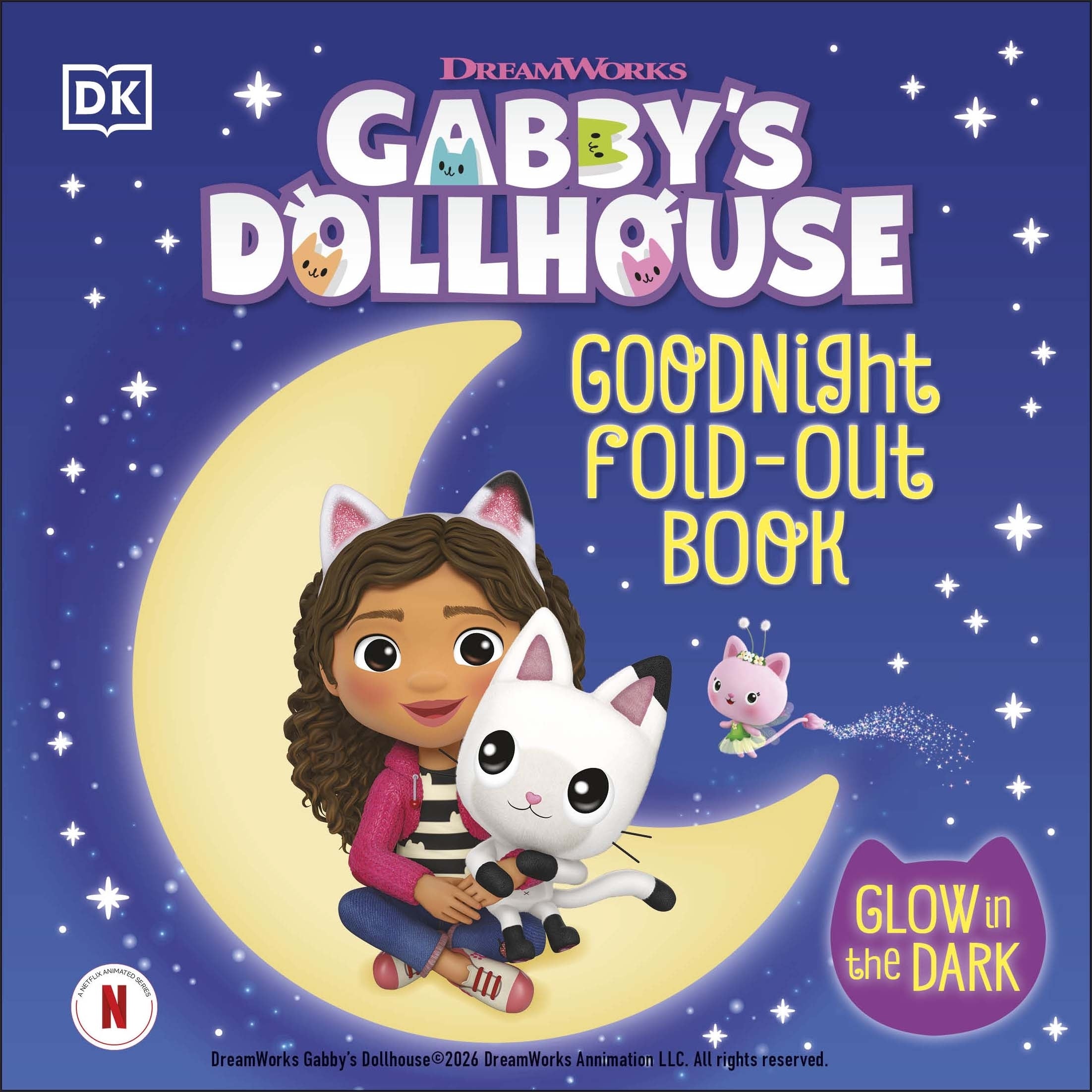 Gabby's Dollhouse Good Night Glow Dark Fold-Out