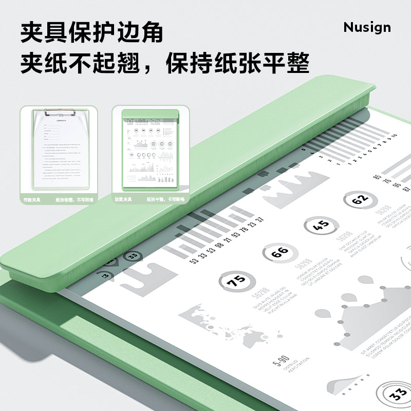 DELI NUSIGN A4 PP CLIPBOARD GREY NS501