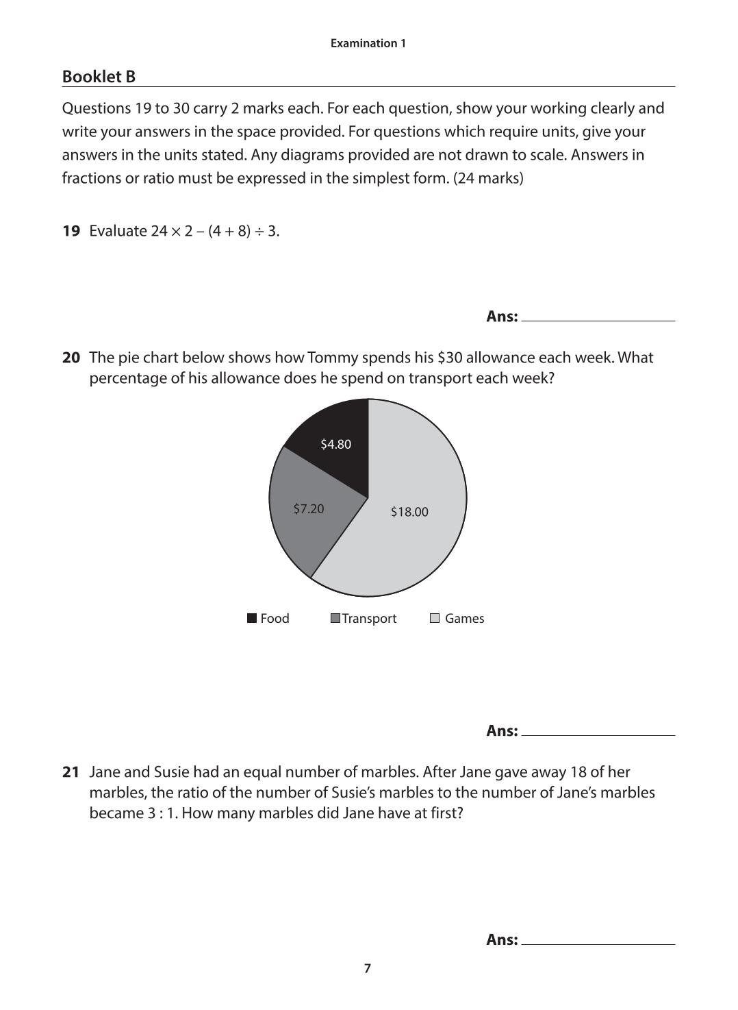 Primary 6 Mathematics Practice Papers Second Edition