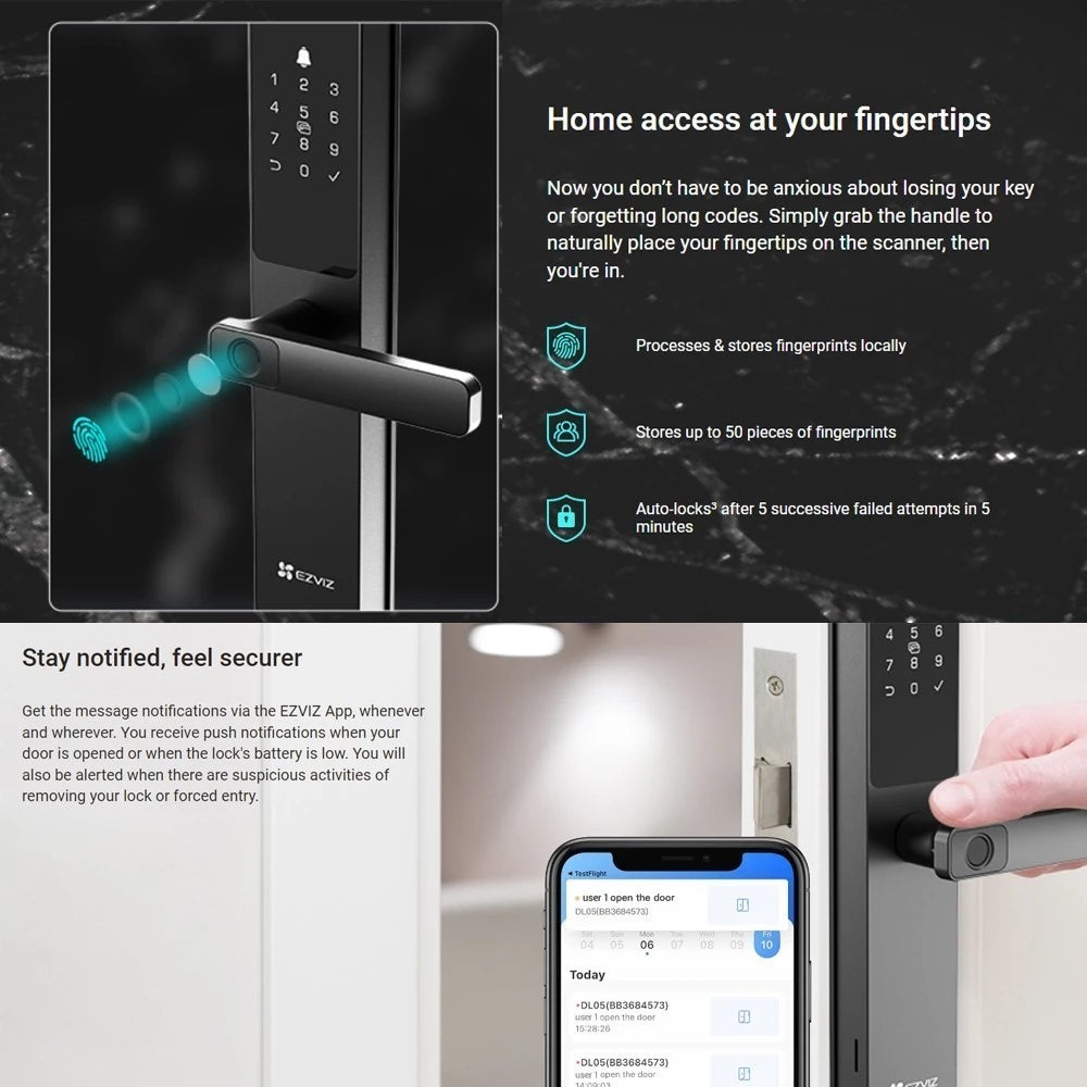 Ezviz Dl05 Smart Fingerprint Lock