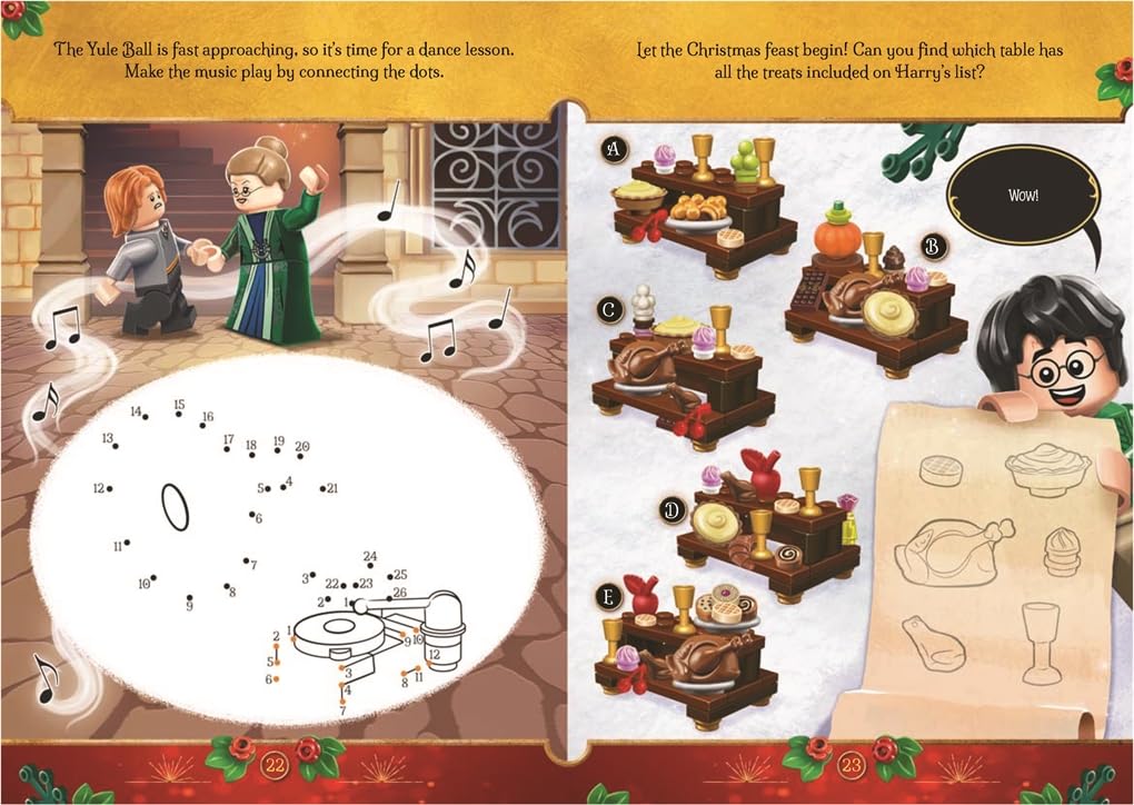 LEGO® Harry Potter™: Magical Christmas (with Harry Potter Minifigure and Festive Mini-Builds) Hardcover