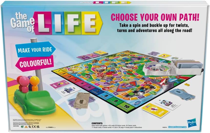 HASBRO THE GAME OF LIFE BOARD GAME
