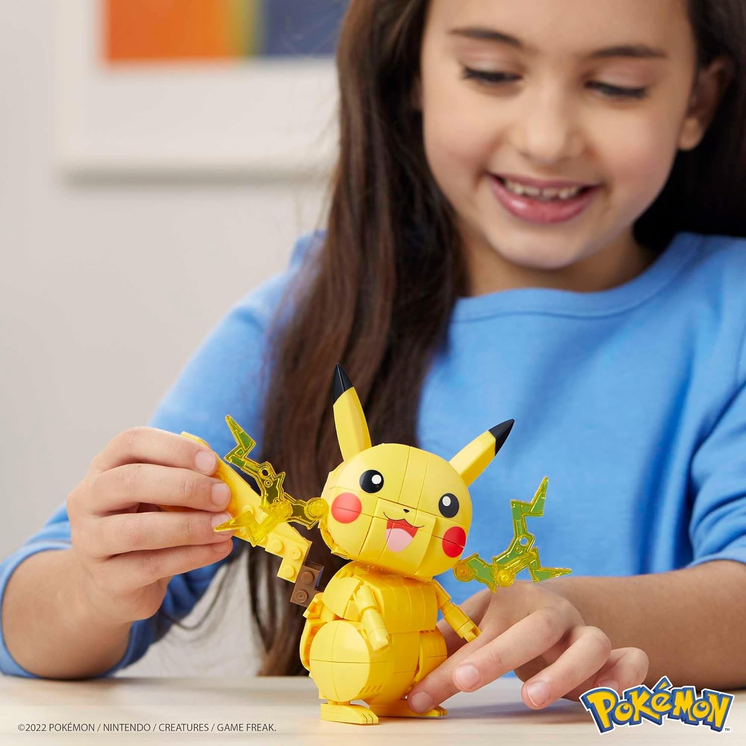 MEGA CONSTRUX POKÉMON BUILD N SHOW PIKACHU CONSTRUCTION TOY