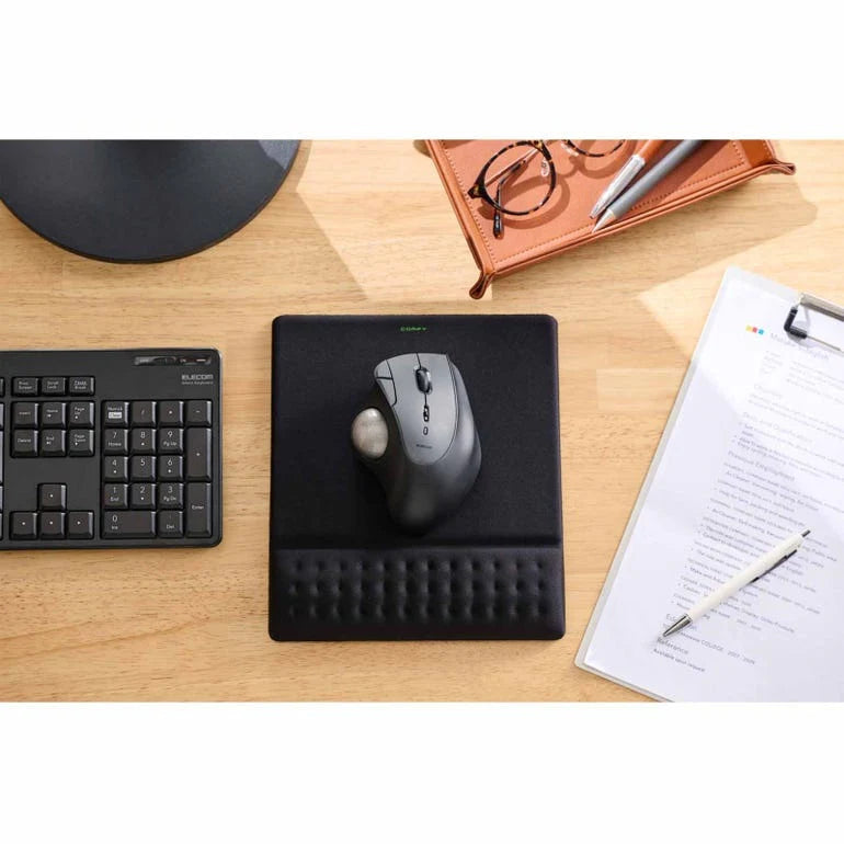 Elecom MP-CF095WBK COMFY Wide MousePad w Integrated Wristrest