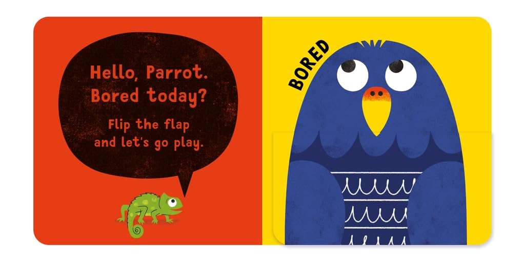 Flip-Flap Feelings: Jungle (Board Book)