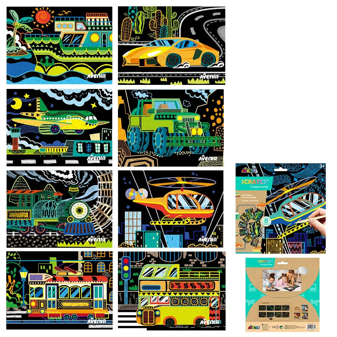AVENIR SCRATCH FOR BOYS TRANSPORTATION
