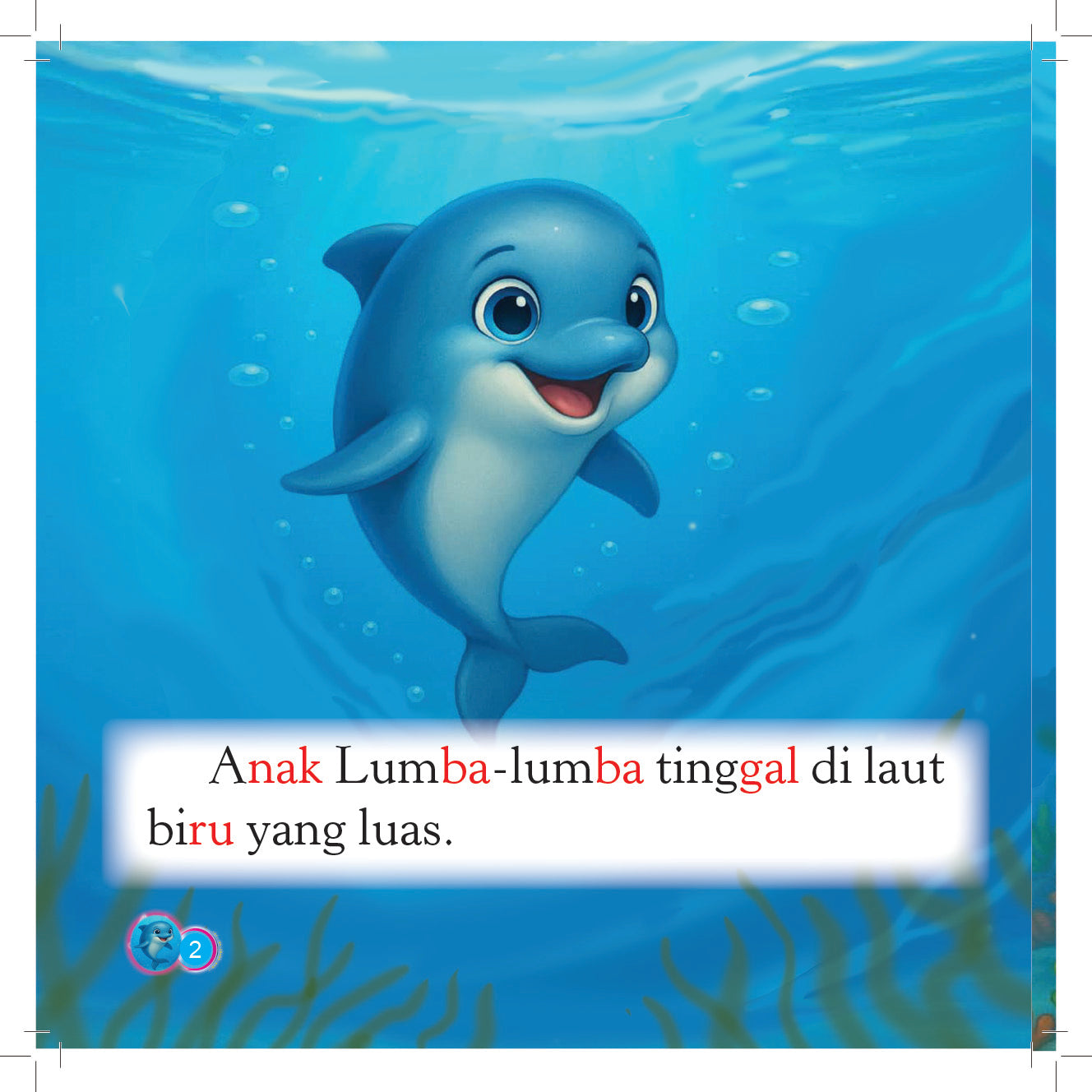 Siri Anak-anak Haiwan Comel : Anak Lumba-lumba Pinter