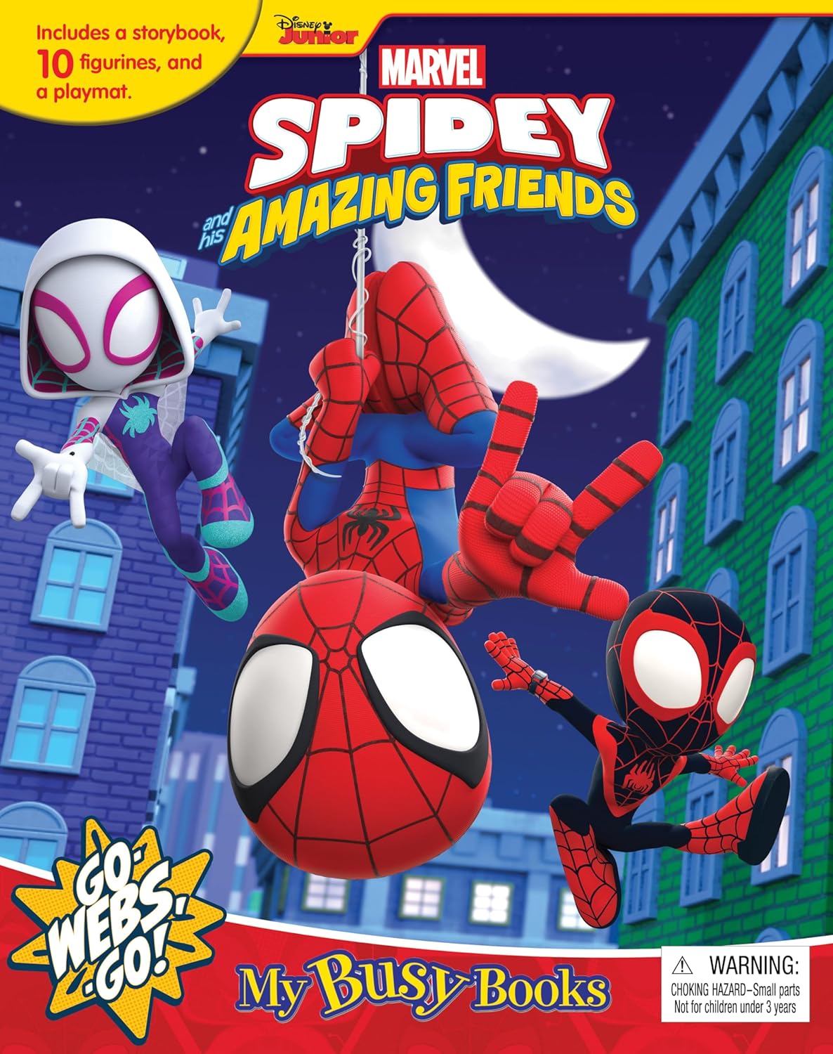 Marvel Spidey and his Amazing Friends My Busy Books (Board Book – Picture Book)