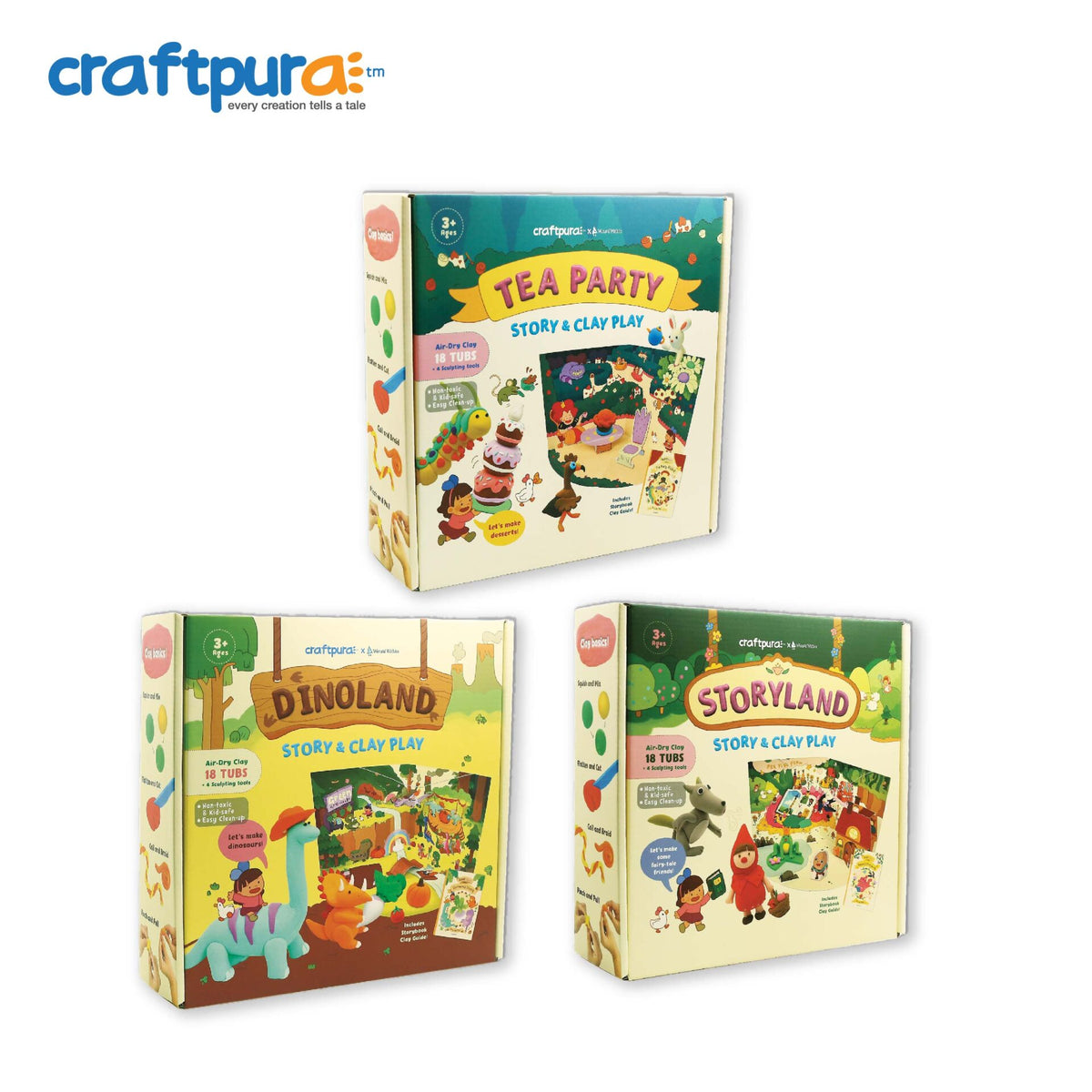 Craftpura Clay Large Kit Tea Party