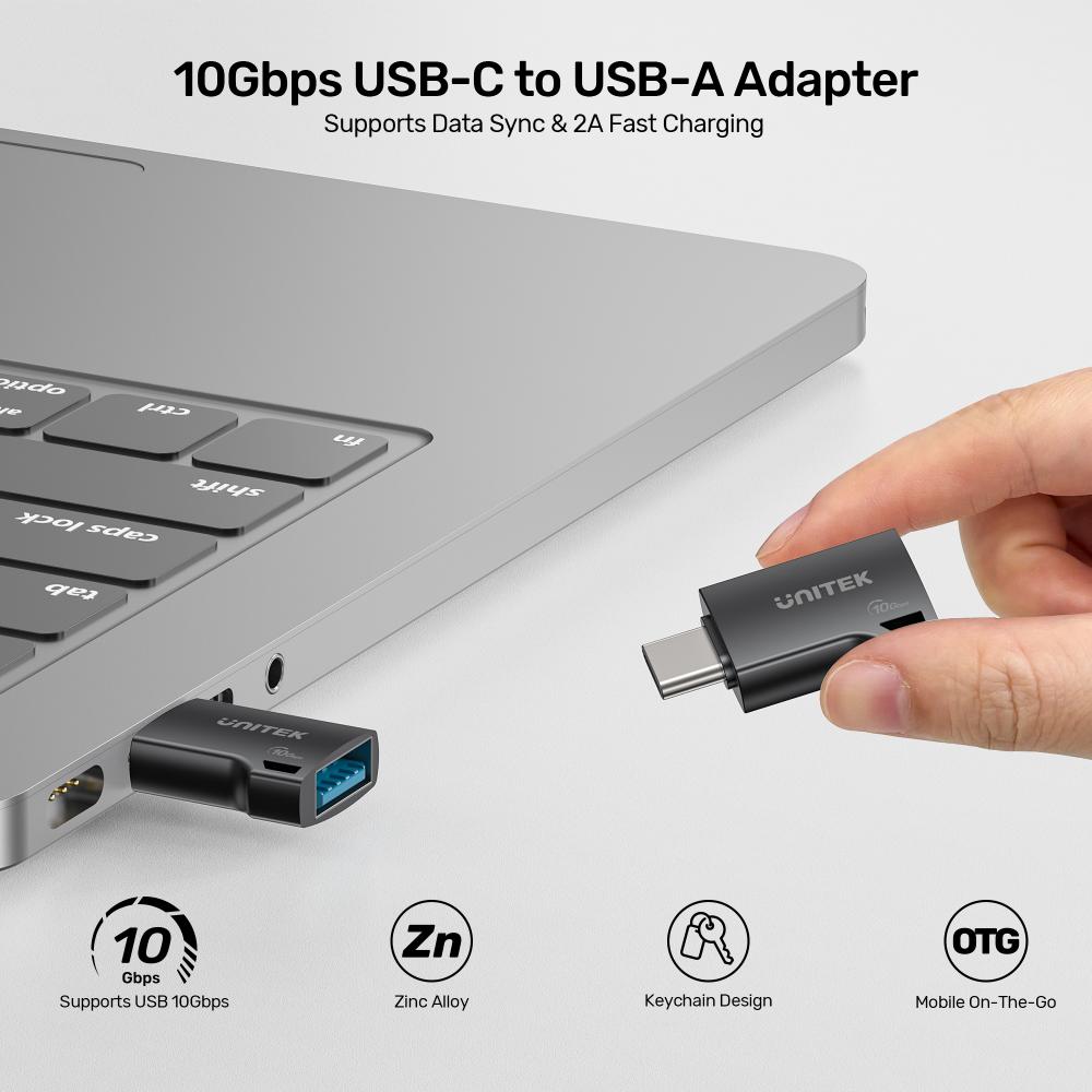 Unitek 10Gbps USB-C to USB-A Adapter (A1048ABK01)
