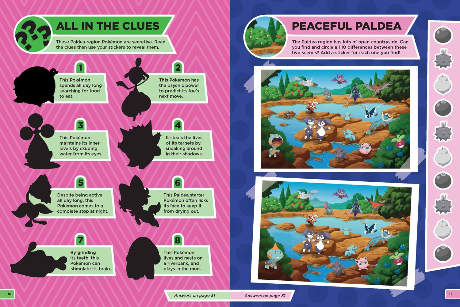 Pokemon: Welcome To Paldea Sticker Activity