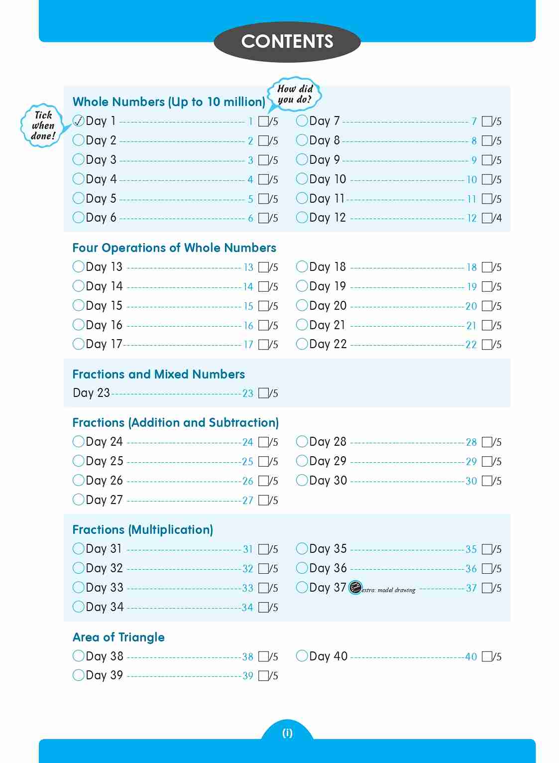 Primary 5 LEARNING+ MATHEMATICS Multiple-Choice Questions By the DAY Workbook 5