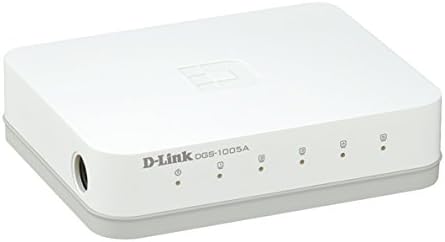 D-Link DGS-1005A 5-Port Gigabit Unmanaged Desktop Switch, 10/100/1000Mbps