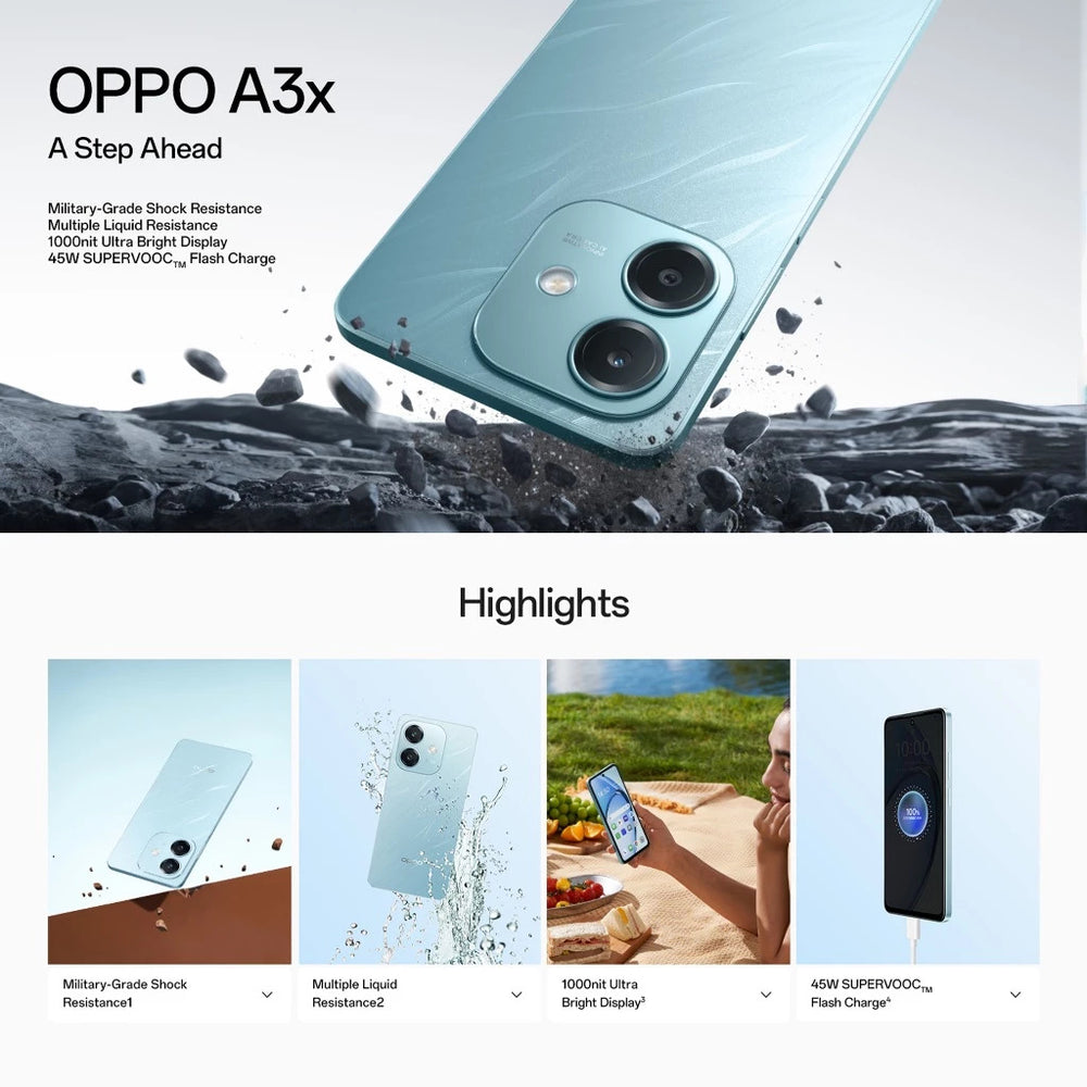 OPPO A3X (4+128GB) - Nebula Red