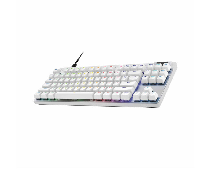Logitech G Pro X TKL Rapid Keyboard Magnetic Analog Switches - White English