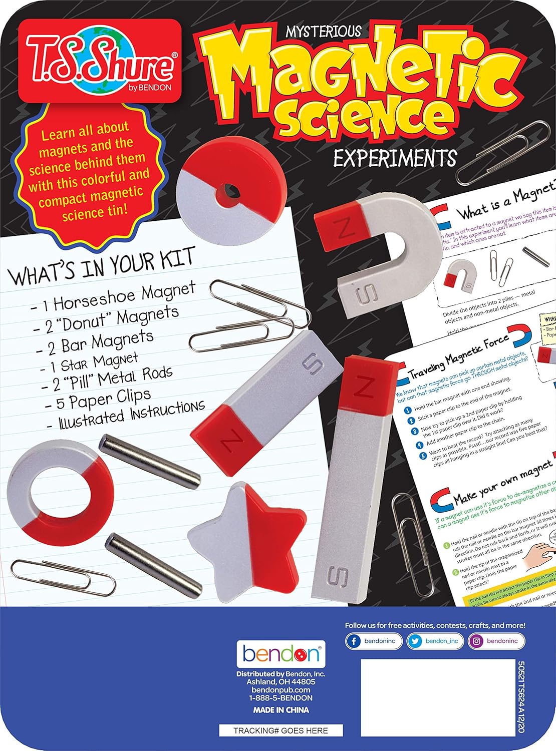 BENDON MAGNETIC SCIENCE MYSTERIOUS EXPERIMENTS