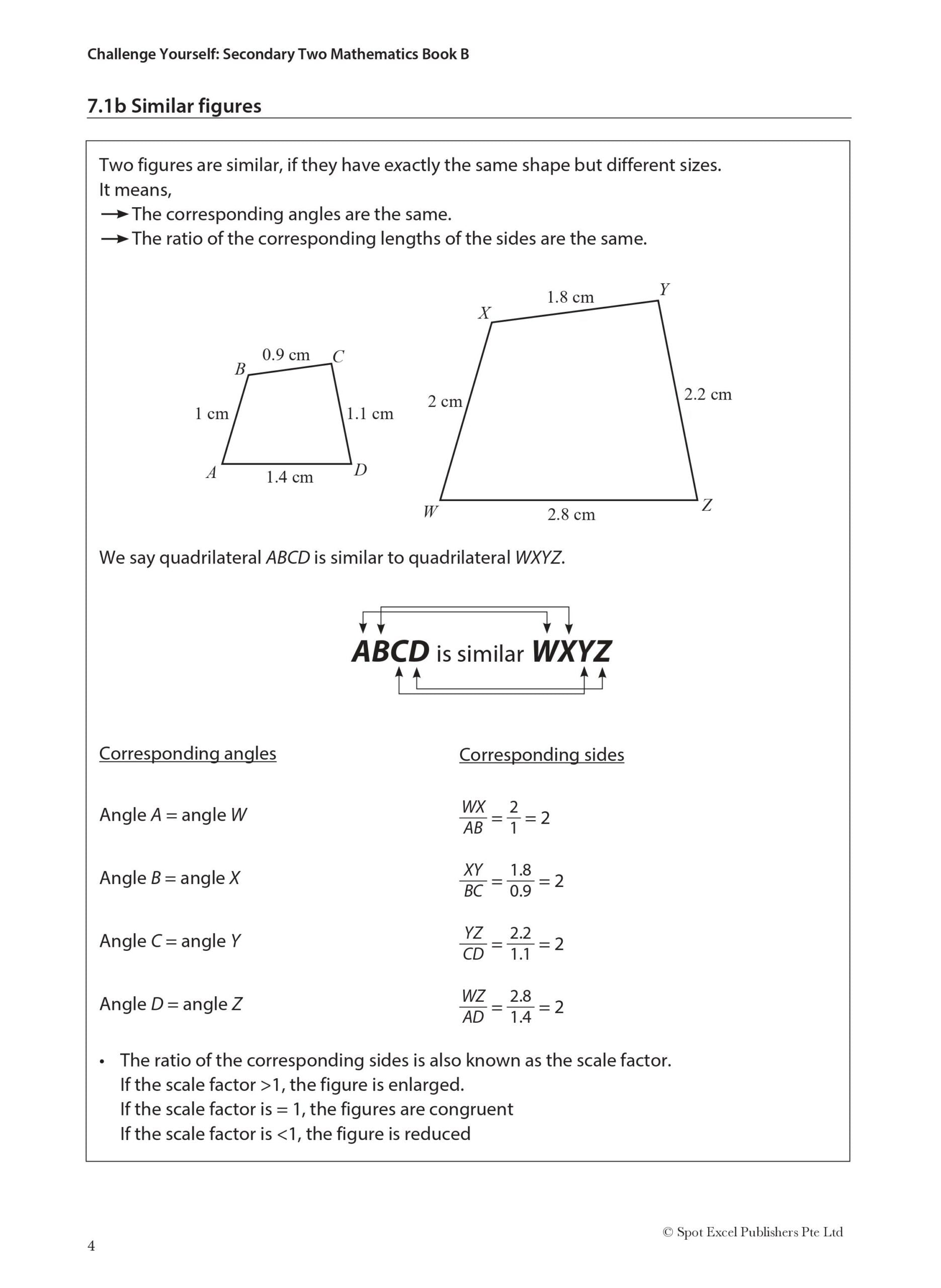 Secondary 2 - Challenge Yourself Secondary Two Mathematics Book B