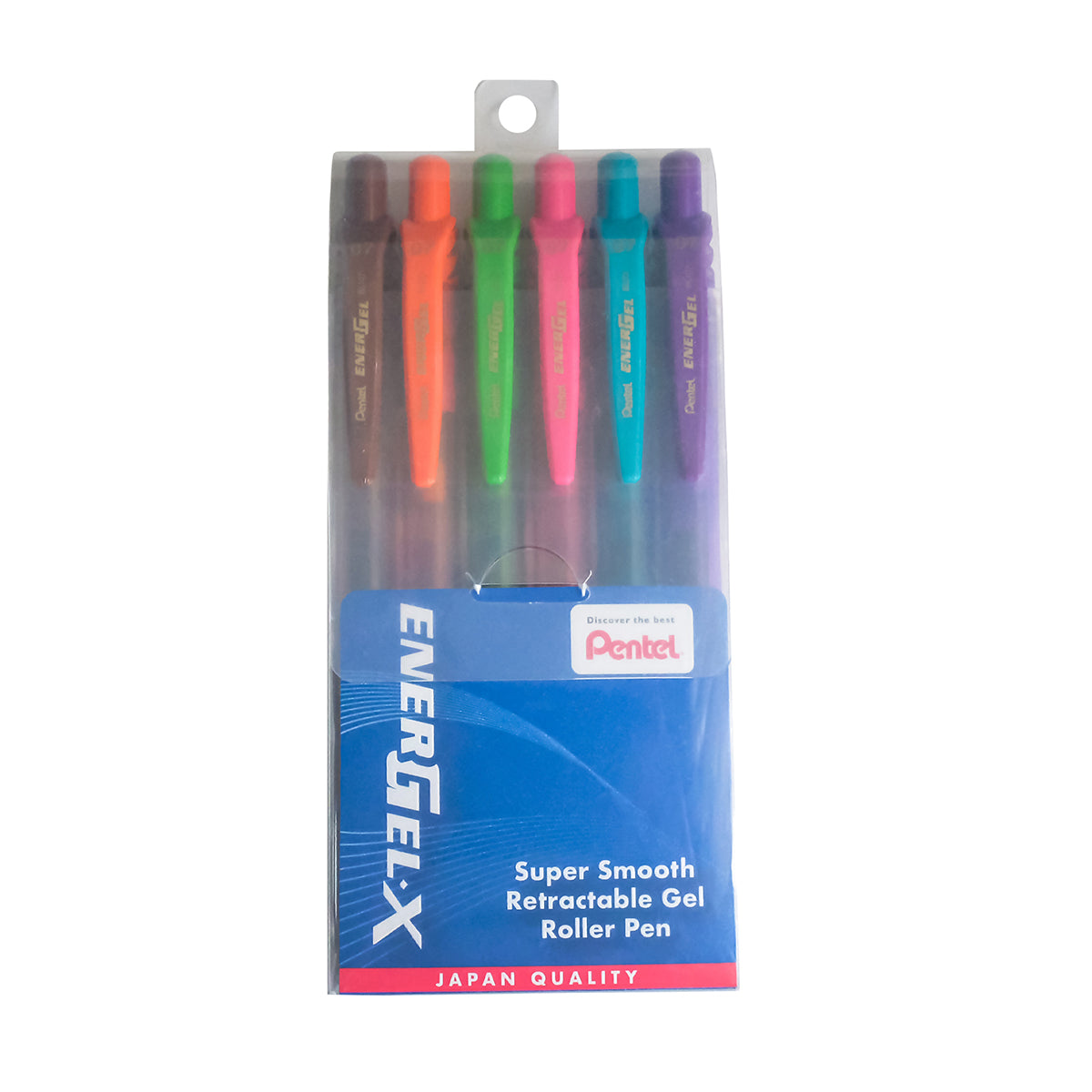 PENTEL Energel-X R.Gel Rollr Pen0.7Mm6P