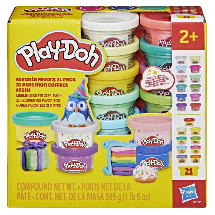 HASBRO PLAYDOH FAVORITE FAVORS 21 PACK
