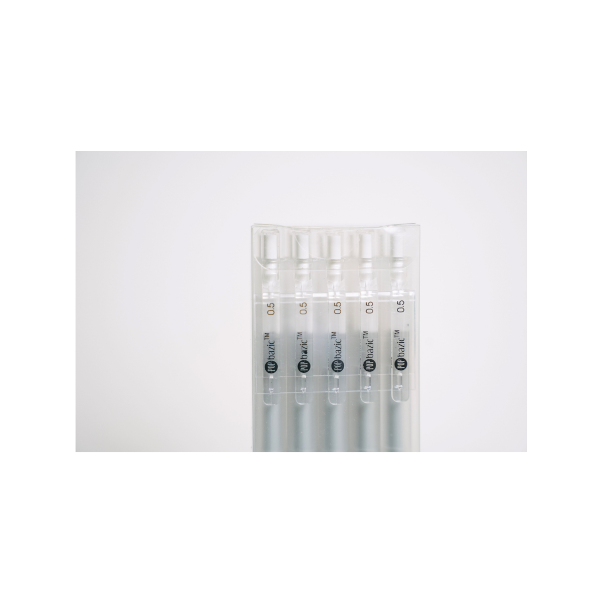 Pop Bazic Gel Pen 0.5mm 10s Black