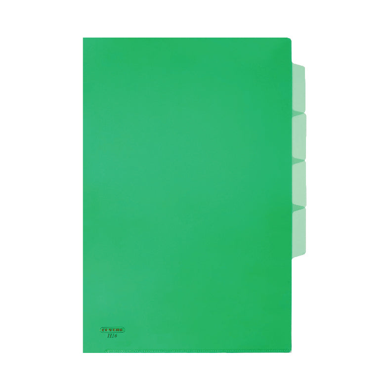 Centre L-shaped Folder With Index F4