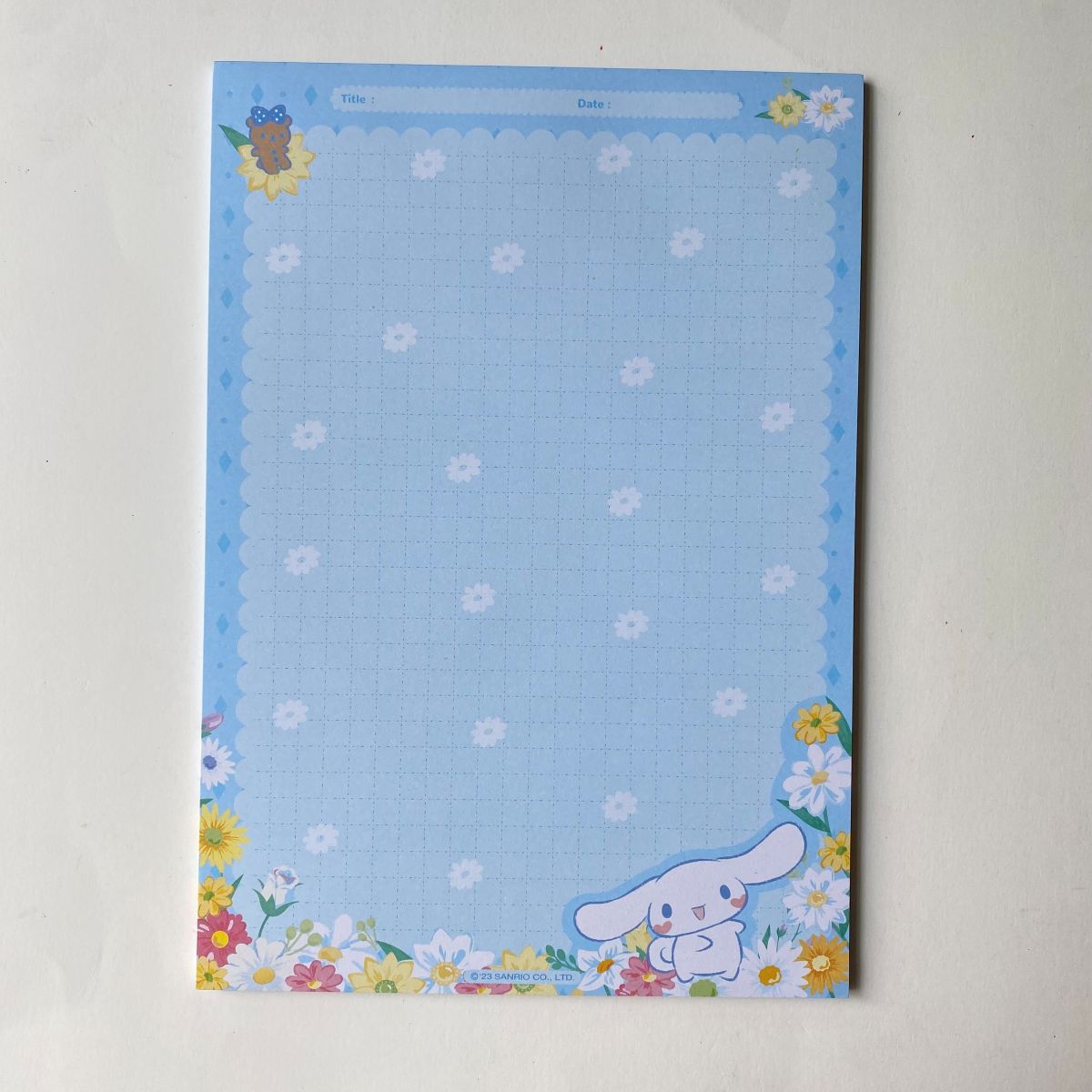 SANRIO MEMO PAD 40 SHEETS (CINNAMOROLL) MXHYPZB01-CN