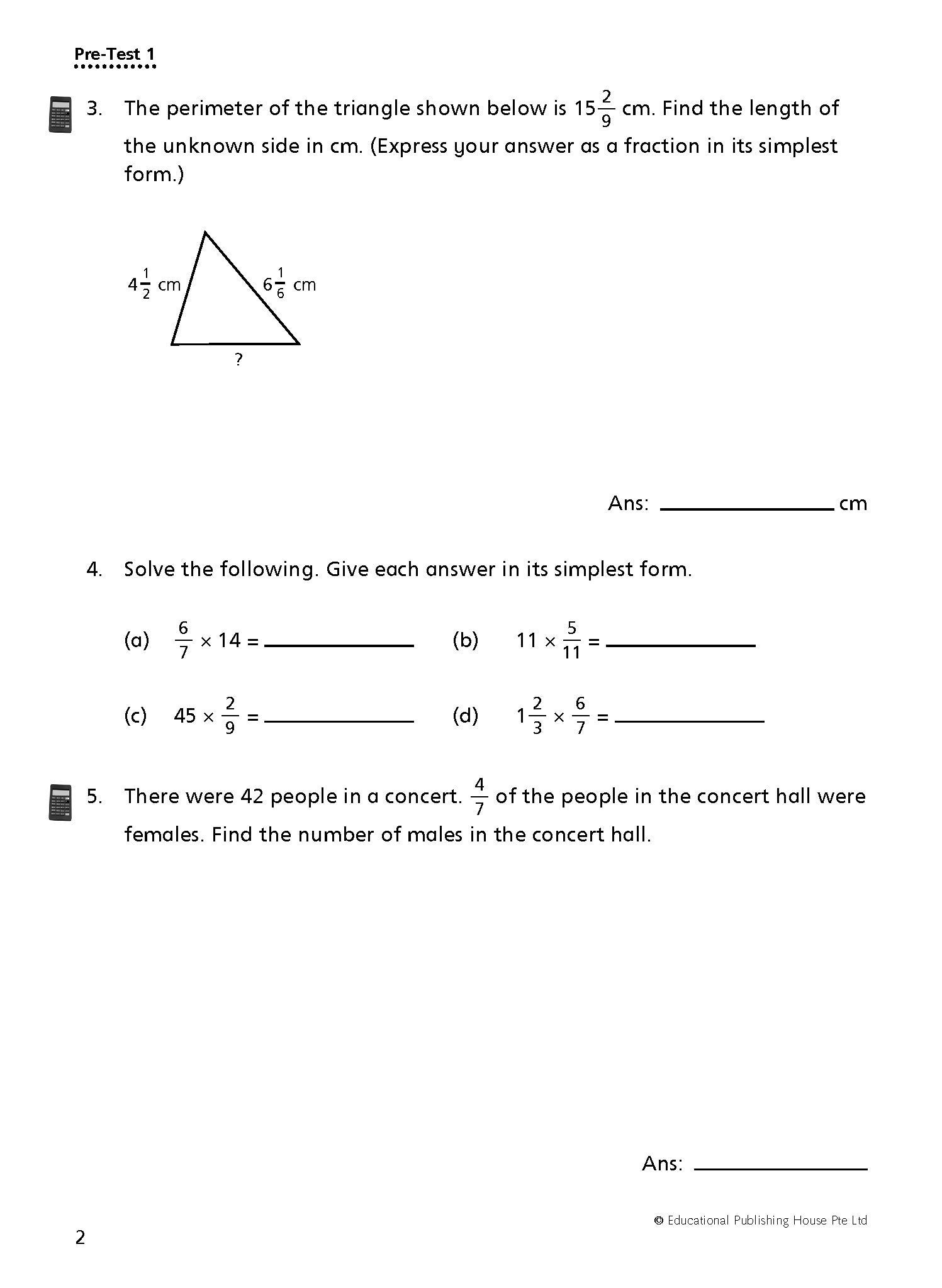 Primary 6 Diagnostic Practice In Maths-5ed