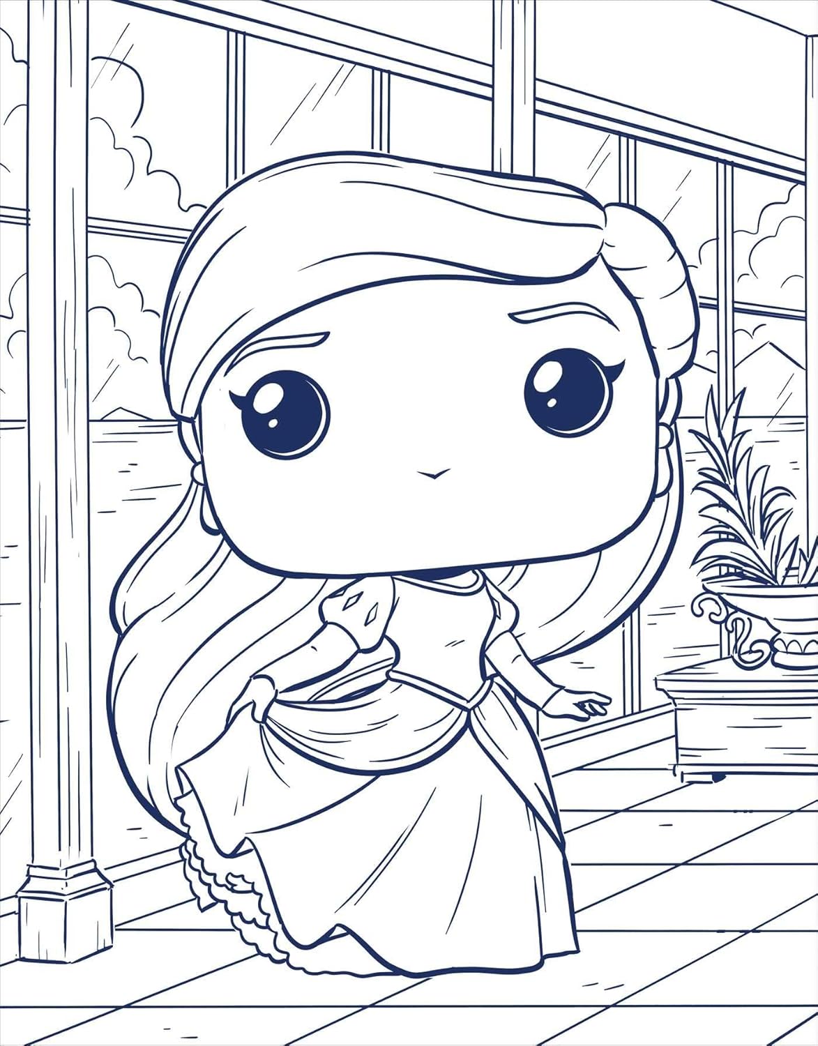 Disney Princess: Ofcl Funko Pop Coloring
