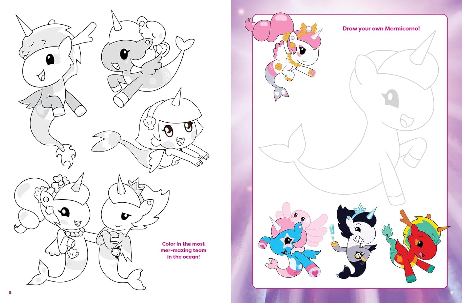 Mermicorno: Starfall Official Sticker Book (Hardcover)