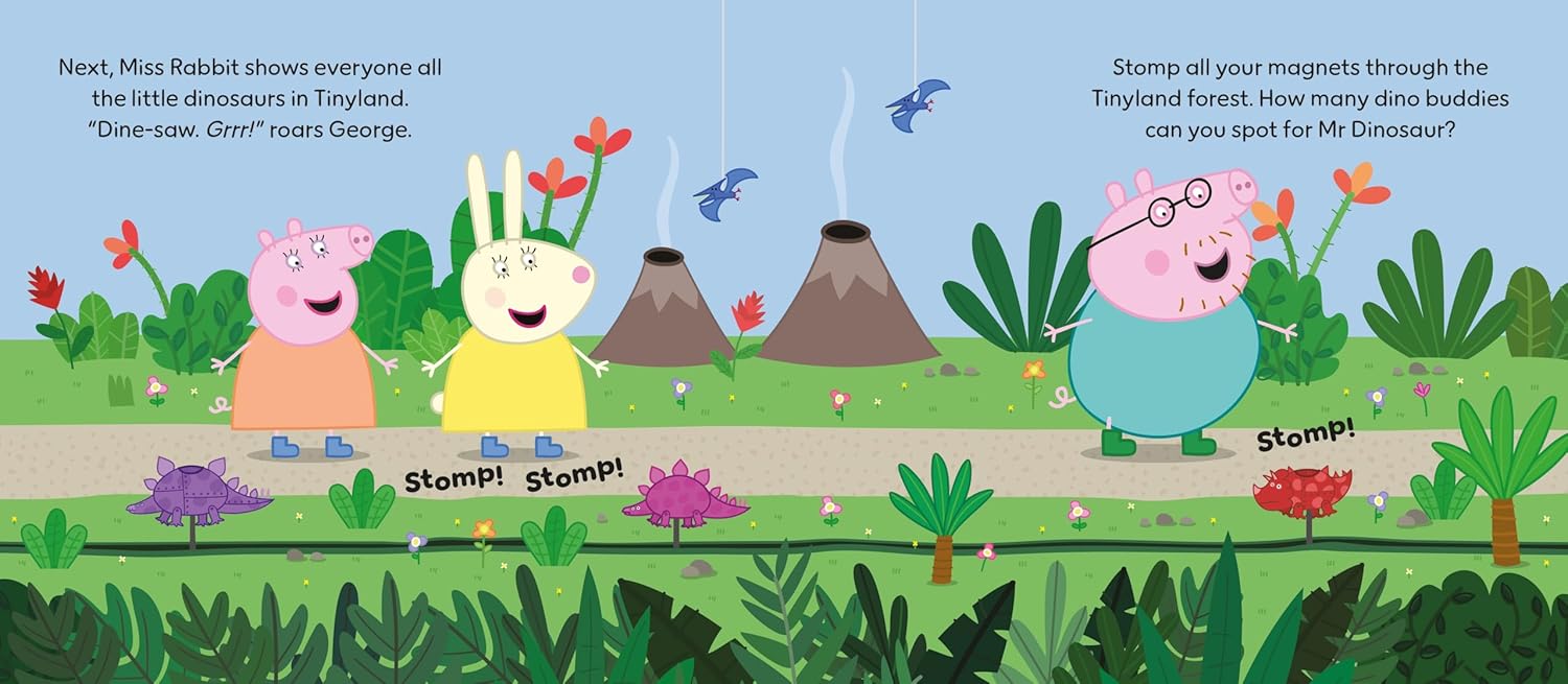 Peppa's Dinosaur Adventure Magnet Book