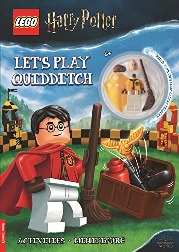 LEGO® Harry Potter™: Let's Play Quidditch Activity Book (with Cedric Diggory minifigure) (Lego® Minifigure Activity) Paperback