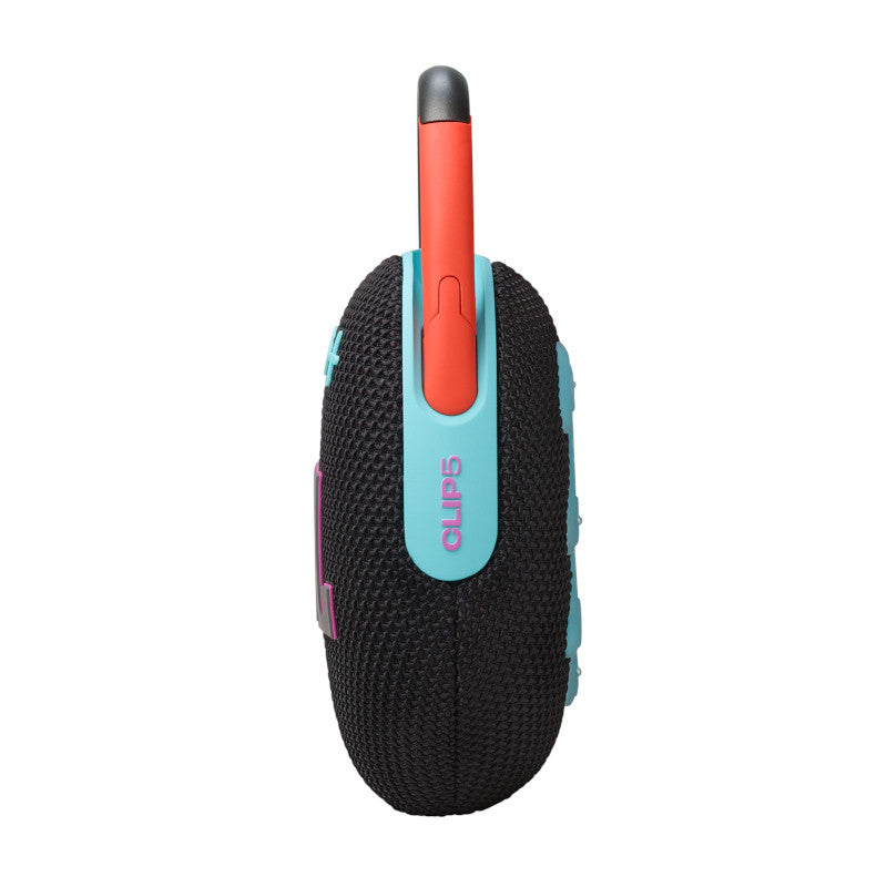 JBL Clip 5 Portable Bluetooth Speaker - Black Orange