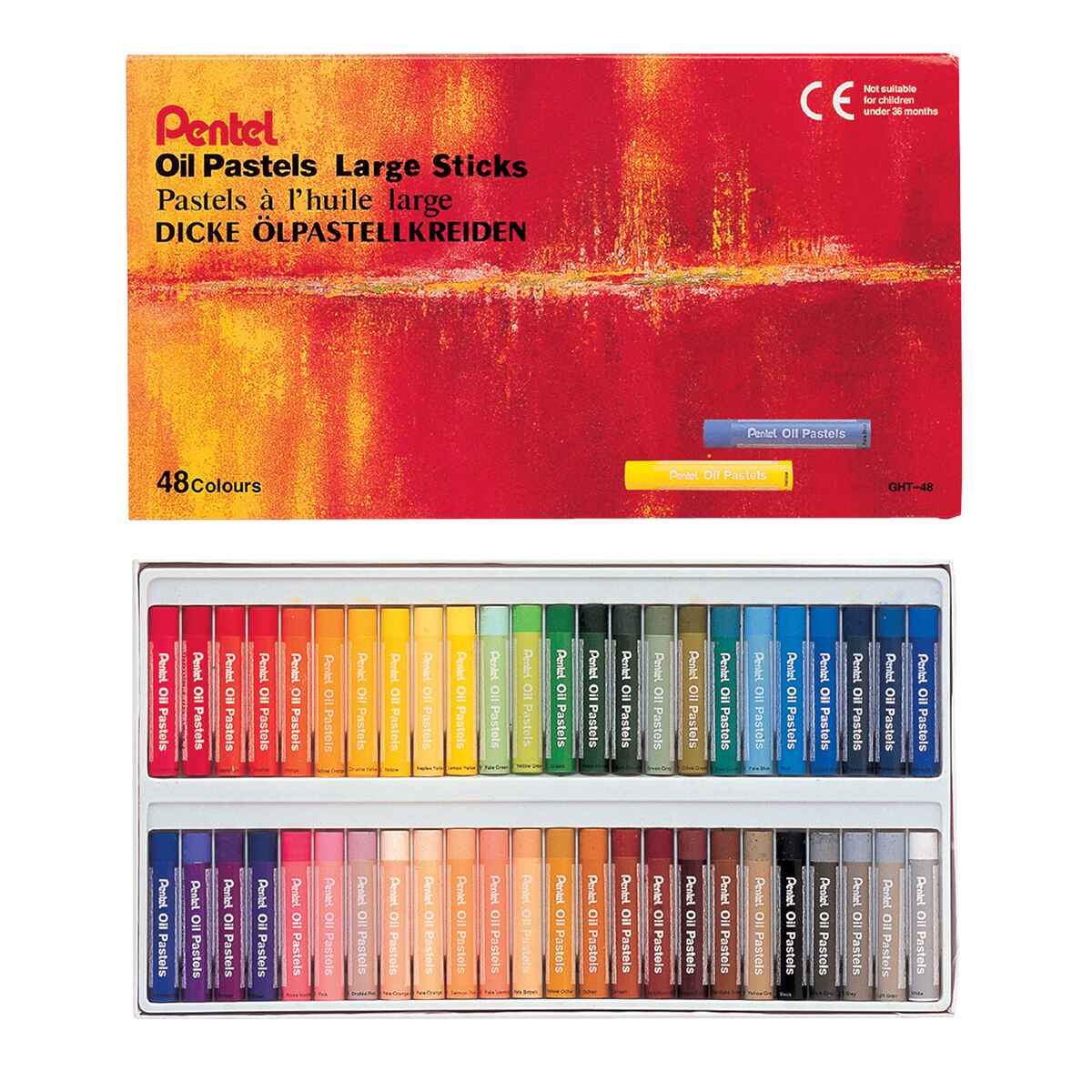 PENTEL Oil Pastel 48 Colours