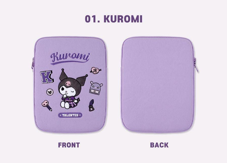 SANRIO KUROMI TABLET POUCH 11"