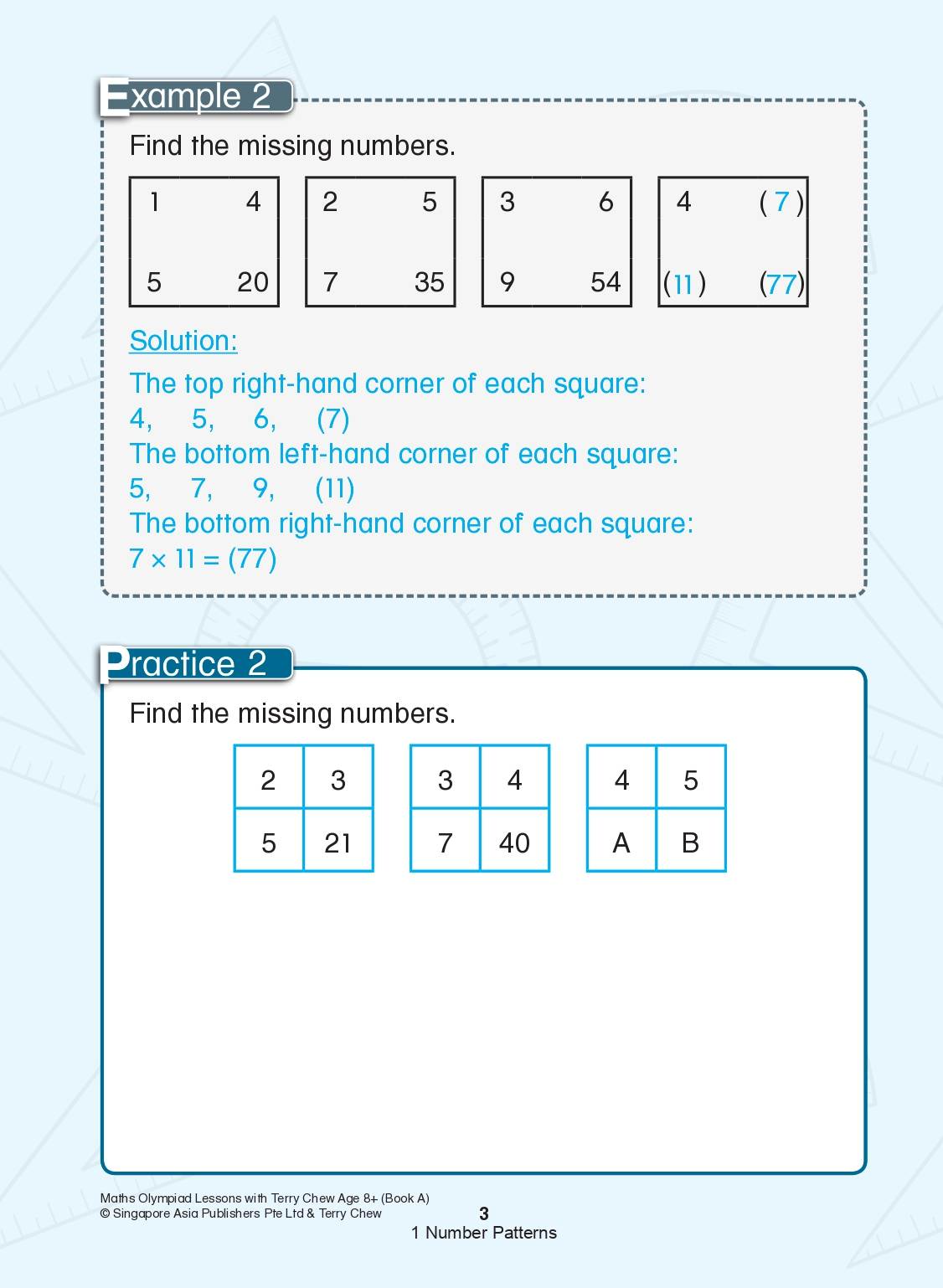 Maths Olympiad Lessons with Terry Chew Age 8+ (Book A)