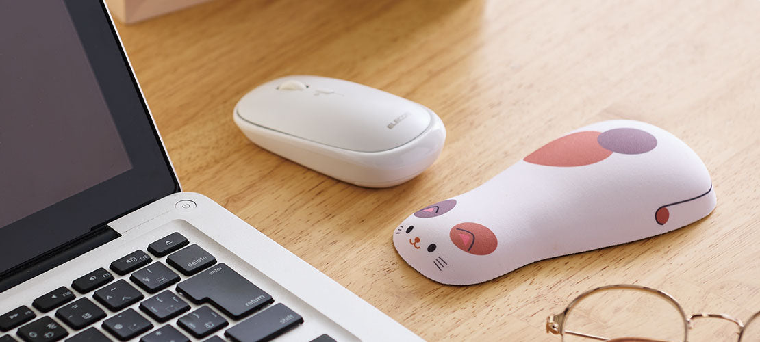 Elecom MOCHIMAL Wrist Rest Cat