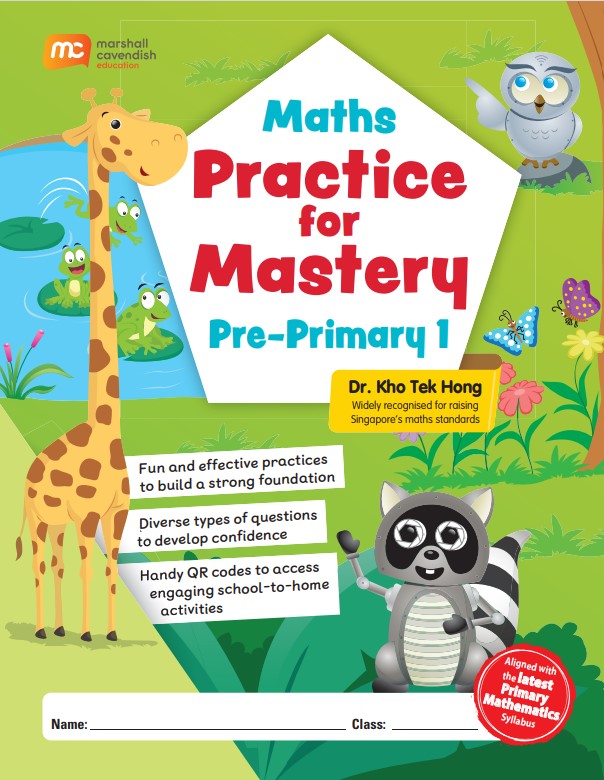 Pre-primary 1 Maths Practice For Mastery