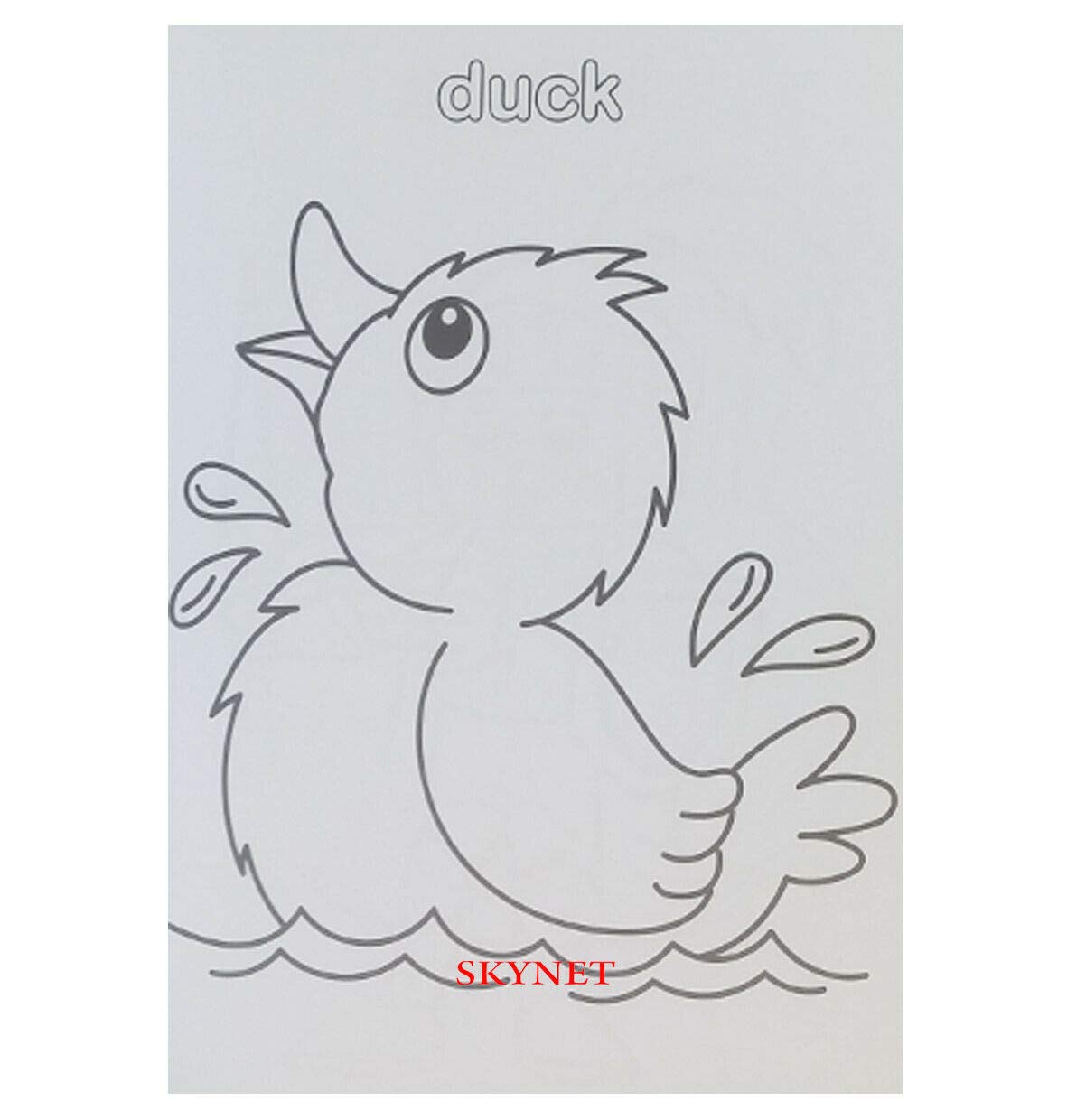 Bumper First Words Colouring