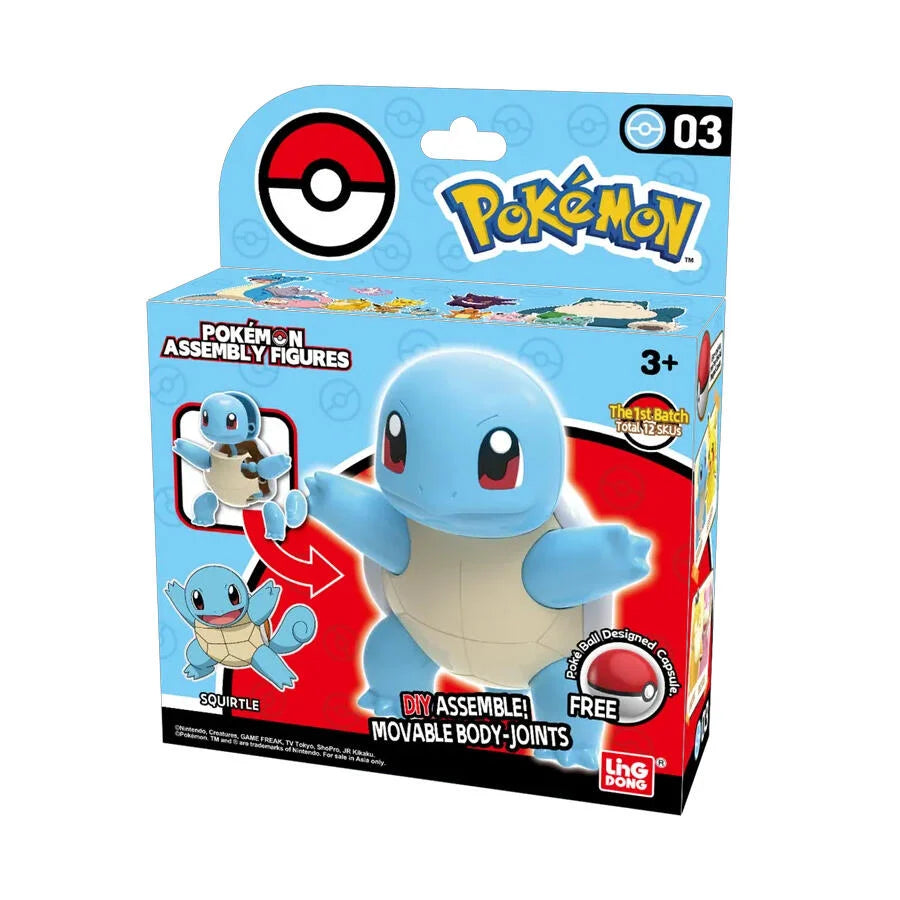 POKEMON ASSEMBLY FIGURES SQUIRTLE