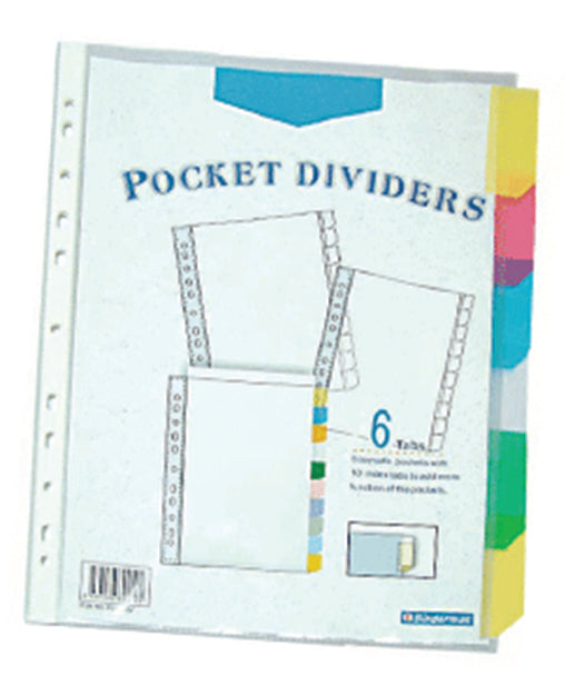 Pocket Divider W/6 Tabs