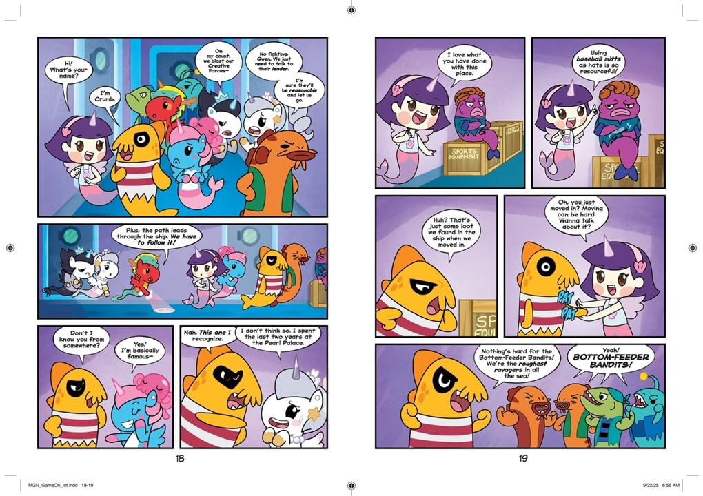 Mermicorno: Undersea Adventures: GAME ON!: An Early Graphic Novel (Hardcover)